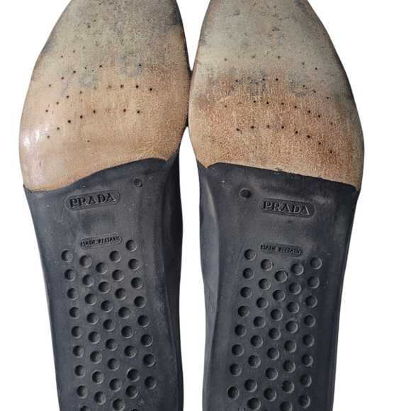 Prada Brown Loafers Distressed main image 4